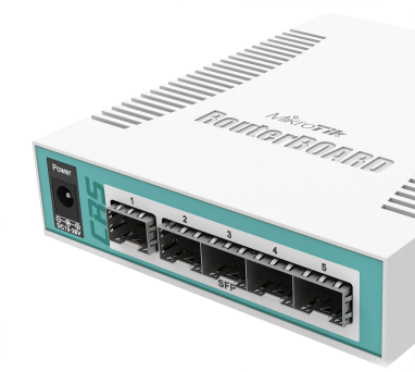 CRS106-1C-5S Cloud Router Switch CRS106-1C-5S Layer3, 5x SFP , 1 Port SFP /Gigabit Combo,L5